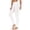 White, variant on Women's Soft Full Length Leggings High Waist Ankle Length Leggings Pants Tights Ladies Solid Color Yoga Exercise Leggings Casual Tights Pants Lightweight Outdoor Pants Black XXL