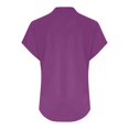 thumbnail image 5 of T-Shirts Femmes Lot Mode Décontractée Col en V Manches Courtes Haut T-Shirt - Hontri, 5 of 5