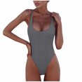 thumbnail image 1 of Birdeem New Fashion Comfortable Bikini Womens One-Piece Sexy Plain Color Swimsuit Bikinis Tops, 1 of 1