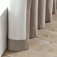 thumbnail image 2 of Bouclair Beige Chambray Blackout Curtain 52x84 in (132x213 cm), 2 of 10