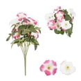 thumbnail image 2 of Fasiaou Artificial Flowers for Outdoors, UV Resistant Fake Realistic Flowers with Plastic Plants Spring Decor, Faux Silk Flowers for Outside Window Box Front Porch Planter Decor,C, 2 of 6