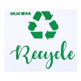 thumbnail image 1 of Autocollant pour Poubelle Vert 1Pcs 5.9X5.1In, 1 of 1