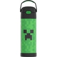 thumbnail image 1 of Thermos Kids Stainless Steel Vacuum Insulated Funtainer Water Bottle with Spout Lid, 470 ml, Minecraft, 1 of 6