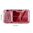 thumbnail image 3 of HOARBOEG Travel Vitamin Organizer 4 Compartments Portable Vitamin Organizer Small And Unique Shape Easy To Carry Large Space Capacity Suitable For Outdoor Travel, 3 of 8