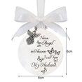 thumbnail image 4 of Christmas Ornament Handmade Butterfly Printed Attractive Decorative Commemorate Festive Embellishment Accessory Christmas Name Feather Memory Bauble for Holiday, 4 of 11