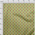 thumbnail image 2 of oneOone Silk Tabby Fabric Diamond & Swirl Ikat Printed Craft Fabric BTY 42 Inch Wide, 2 of 4