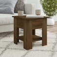thumbnail image 1 of vidaXL Coffee Table Brown Oak 40x40x42 cm Engineered wood, 1 of 4
