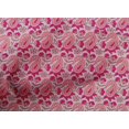 thumbnail image 4 of oneOone Tissu Popeline de Coton Imprimé Feuilles/fleurs & Paisley au Mètre 56 Pouces de Large, 4 of 4