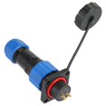 thumbnail image 1 of Waterproof Plug Socket, Electrical Cord Connector, IP68 Waterproof Power 2-9 Pin Plug Socket Kit for Electrician Wiring, Electrical Outlet Switches, 1 of 7