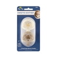 thumbnail image 2 of Itzy Ritzy Sweetie Soother 2-Pack Silicone Pacifier, Toast and Buttercream, for Infants, 0+ Months, 2 of 4