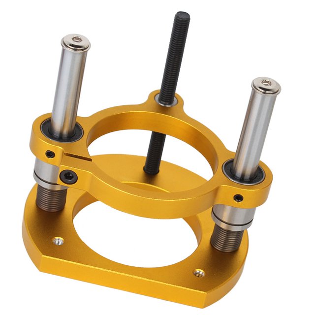 Système de levage de routeur de serrage, 2 griptes de griffe à 2 griffes de la griffe complète Universal Router Router pour 63,5 à 65 mm de diamètre