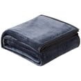 thumbnail image 2 of Flannel Blanket, Super Soft Warm Solid Fleece Blanket Throw Rug Sofa Bedding, 70x100cm Comfortable Machine Washable Velvet Conditioning Blanket Picnic Blanket Easy to Clean, 2 of 6