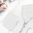 thumbnail image 4 of Unique Bargains 100 Pcs Disposable Barreled Solid Rod Lip Brush for Vacation White Plastic Flocking, 4 of 5