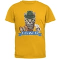 thumbnail image 1 of Oktoberfest Funny Cat Let's Get Lit Mens T Shirt, 1 of 1