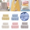 thumbnail image 4 of TIELUTT Microfiber Large Bath Towel Highly Absorbent Quick Drying Suitable for Gym Spa Travel and Bathroom Use Pottery Towels Extra Long Towels for Adults Towel Set for Men Stripe Towels Large Bath S, 4 of 4
