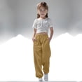 thumbnail image 4 of Plebaso Pantalon de Survêtement à Bas Resserré pour Garçons et Filles, Cordon de Serrage, Taille Haute, Pantalon Jogger, Pantalon de Course Athlétique, 4 of 6