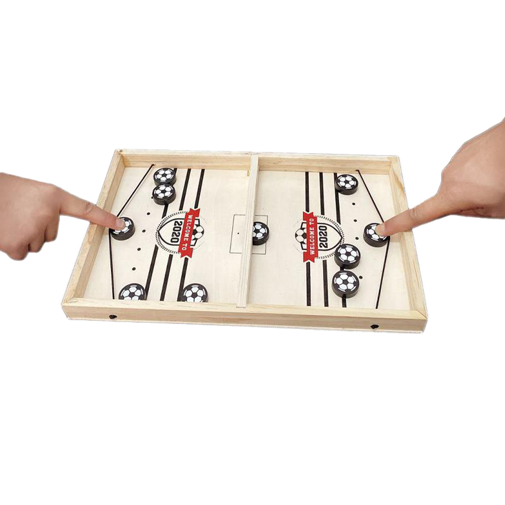 Jeu de Rondelle à Élingue Rapide Jeu de Rondelle à Élingue Rythmé Gagnant Jeux de Société Jouets pour Adultes Jouet d'Échecs Interactif Parent-Enfant Jeu de Société de Table