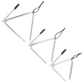 thumbnail image 4 of SHISUYAN 3 Ensembles Triangles Musicaux Instrument de Percussion à Main Instruments Triangulaires pour Enfants Instrument Triangulaire, 4 of 9