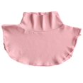 thumbnail image 1 of MesaSe Les Faux Cols pour Femmes à Rayures/col Roulé Solide Portent une Taille Extérieure Ou en Pull Blanc, 1 of 2