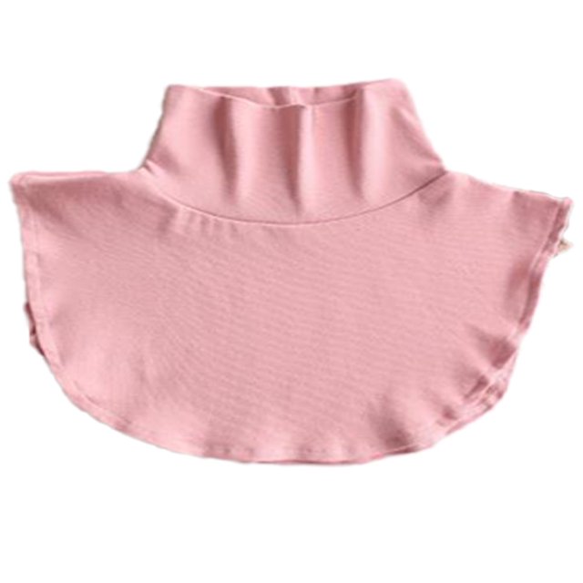 MesaSe Les Faux Cols pour Femmes à Rayures/col Roulé Solide Portent une Taille Extérieure Ou en Pull Blanc