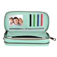 thumbnail image 3 of Womens Double Zipper Wallet Clutch Purse with Phone Holder, 3 of 5