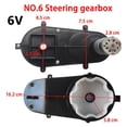 thumbnail image 1 of Steering Motor Gearbox 6V 12V for Children\'s Electric Car, Kids Ride on Toy car, 1 of 2