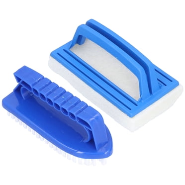 Delaman Brosse de Piscine, Brosse de Piscine Brosse de Piscine à Main Brosse éponge Brosse en Plastique Brosse de Nettoyage de Piscine