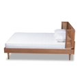 thumbnail image 2 of Baxton Studio Rina King Size Brown Wood Platform Bed with Headboard, 2 of 10