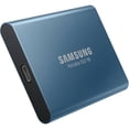 thumbnail image 3 of Samsung 250GB T5 Portable Solid-State Drive (Blue), 3 of 7