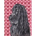 thumbnail image 1 of Carolines Treasures SC9555CHF English Cocker Spaniel Valentines Amour Drapeau Toile Maison Taille, 1 of 4