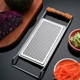thumbnail image 1 of Dvkptbk stainless steel grater Stainless Steel Foldable Double Sided Grater Multi Functional Household Grater for Potatoes and Cheese Kitchen Tool, 1 of 6