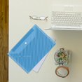 thumbnail image 5 of IROINID File Bag,Document Organizer,Reusable File Folders File Bags Document Holder,Thickened A4 Transparent Document Bag Waterproof Buckle Bag Label Plastic Archive Bag Data Bag, 5 of 5