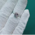 thumbnail image 2 of Created Alexandrite Ring, 925 Sterling Silver Ring, Alexandrite Ring, Color Change Stone Ring, Round Cut Alexandrite Ring, Ring for Gift, 2 of 3