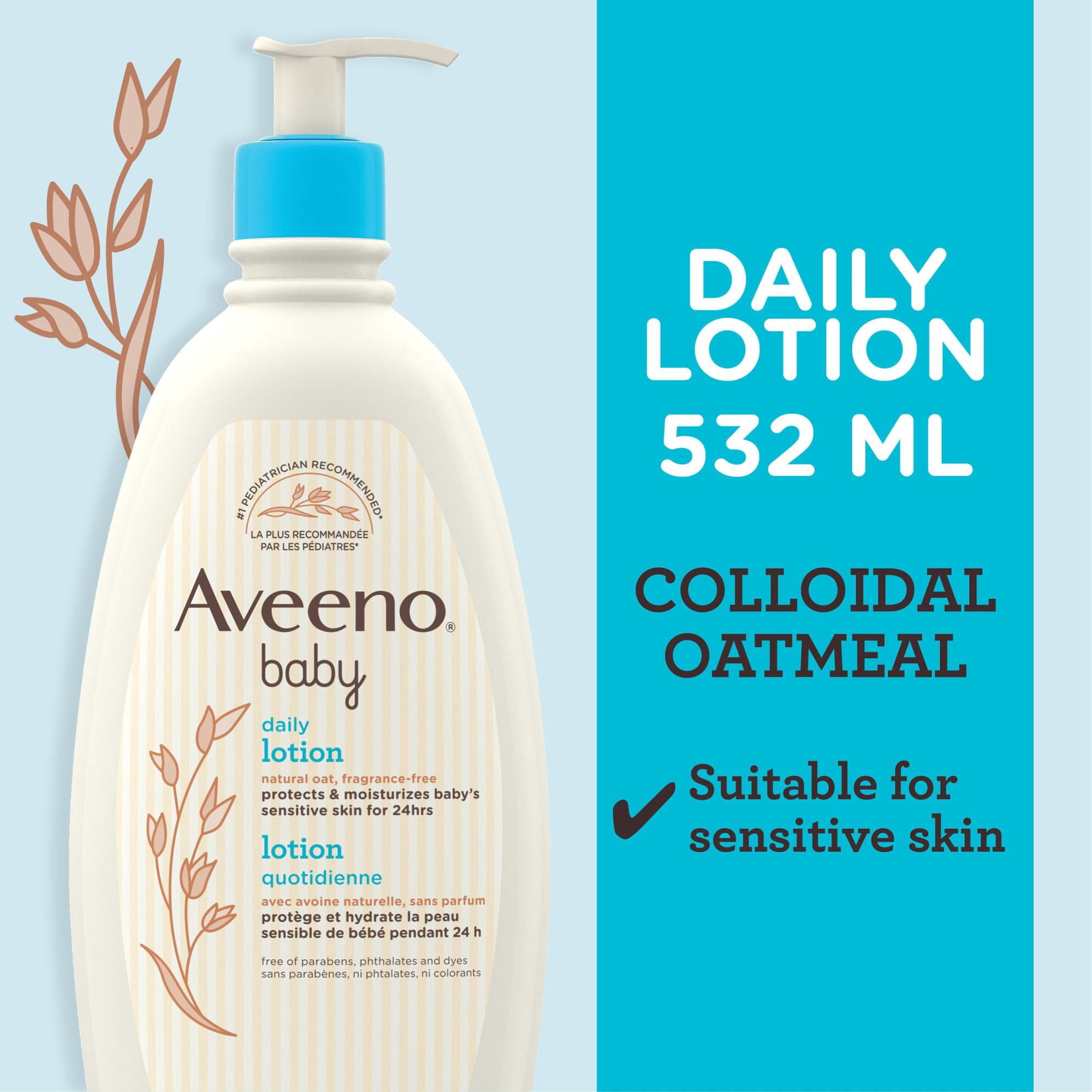 Lotion quotidienne Aveeno pour bébés, 532 ml