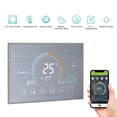 thumbnail image 2 of Thermostat Programmable Intelligent Wi-Fi 95-240V 5+1+1 à Six Périodes, Commande Vocale par Application, Rétroéclairage LCD, Chaudière Eau/gaz, Thermorégulateur de Chauffage avec Indice UV, Affichage de l'Humidité, Fonction de Verrouillage, 2 of 7
