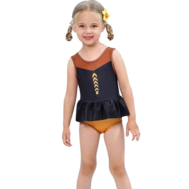 Maillot de Bain d'Été Deux Pièces pour Petite Fille, Bikini de Jeu de Rôle, Tankini pour Tout-Petit, Rouge, 3 à 10 Ans
