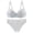 White, variant on Sexy Womens Lingerie Womens Sexy Lace Bra And Panties Summer Thin Comfortable Breathable Base Lingerie Set