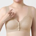 thumbnail image 2 of Yuzhih Womens Front Closure Everyday Bras Comfortable Wireless Bralettes V Neck Seamless Bra Wire Free Basic Bras, 2 of 7