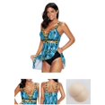 thumbnail image 3 of Maillot de Bain une Pièce pour Femmes Grande Taille, Contrôle du Ventre, Robe de Bain Rehausseur, 3 of 6
