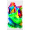 thumbnail image 2 of Large Colorful Rose Watercolor - Large Floral Canvas Artwork, 2 of 3