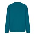 thumbnail image 4 of Yuyuzo Chandails en Molleton Basiques pour Femmes Manches Longues Chandail Col Rond Couleur Unie pour Femmes Coupe Décontractée, 4 of 6