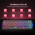 thumbnail image 3 of DarkBeacon Flux 68 HE Magnetic Switch Gaming Keyboard, Adjustable Actuation, RT, 3 of 11