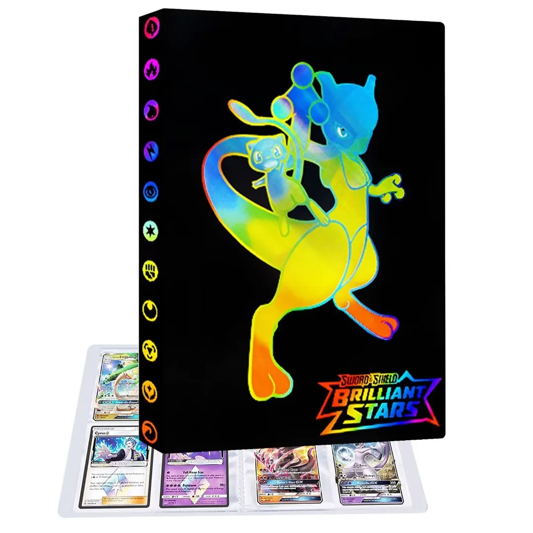 Trading Card Storage Binder, Collection Card Albums, Card Folder, Trading Card Storage Cases, 30 pages Can Hold 240 Cards (A7)
