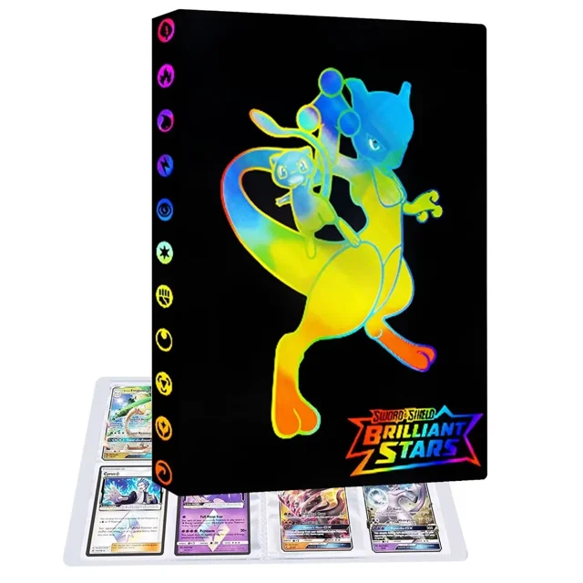 Trading Card Storage Binder, Collection Card Albums, Card Folder, Trading Card Storage Cases, 30 pages Can Hold 240 Cards (A7)
