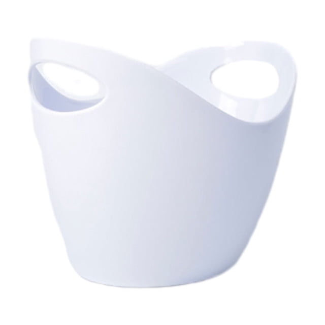 XZNGL Plastic 4 Liter Champagne Bucket Oval Single Wine Beer Ice Bucket Ice Pellet Bucket