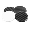 thumbnail image 2 of Unique Bargains Carbon Fiber Style Car Emblem Wheel Rim Center Hub Cap Sticker Clear Resin 4pcs, 2 of 4