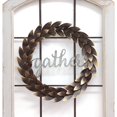 thumbnail image 5 of Stratton Home Decor Couronne de Bronze Rassemblement Décoration Murale de Fenêtre, Blanc Vieilli, 5 of 5