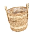 thumbnail image 2 of Almencla Flower Pot Cover Office Decorative Wrap Woven Planter Basket Plant Container 26cmx24cm, 2 of 8