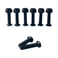 thumbnail image 1 of ZheElen Ensemble de Clous de Pont pour Planche à Roulettes Pièces de Rechange Outils de Longboard Quincaillerie Vis d'Embarquement Professionnelles Fournitures Noir 29mm 1Ensemble, 1 of 6