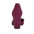 thumbnail image 4 of BLISSFUL STEP Women's Ankle Tie Block Heel Pointed Toe Dress Pumps, 4 of 7